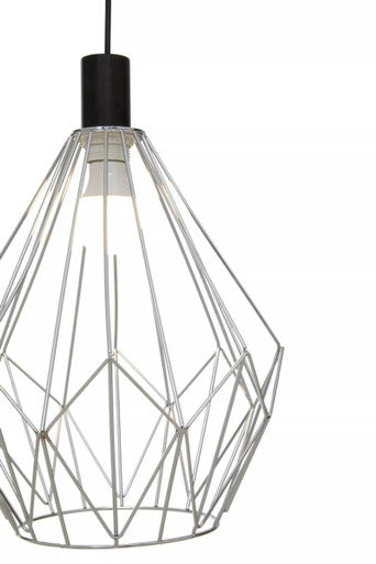 Chrome Gold Frame Pendant Light | Wyra