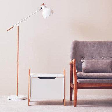 Matte White Floor Lamp | Stockholm