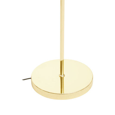 Shiny Brass Tapered Floor Lamp | Stockholm