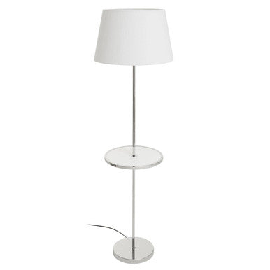 Chrome Finish Tapered Floor Lamp | Stockholm