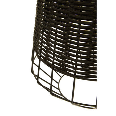 Black Rattan Pendant Light | Jaya