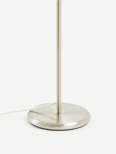 Cream Waffle Effect Shade Floor Lamp | Forma