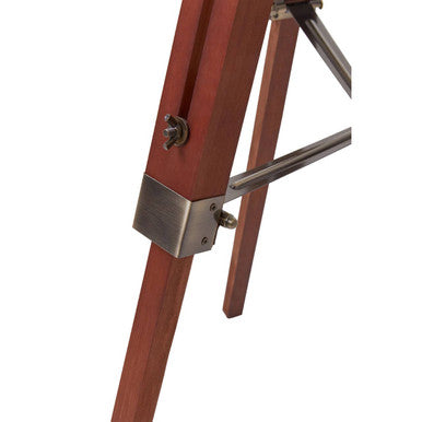 Tripod Floor Lamp with Brown Base | Malvern