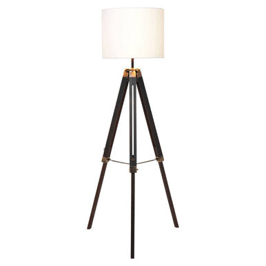 Tripod Floor Lamp with Black Base | Malvern