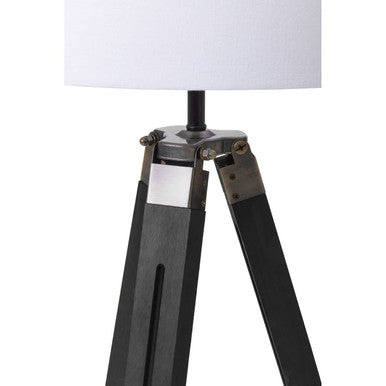 Tripod Floor Lamp with Black Base | Malvern