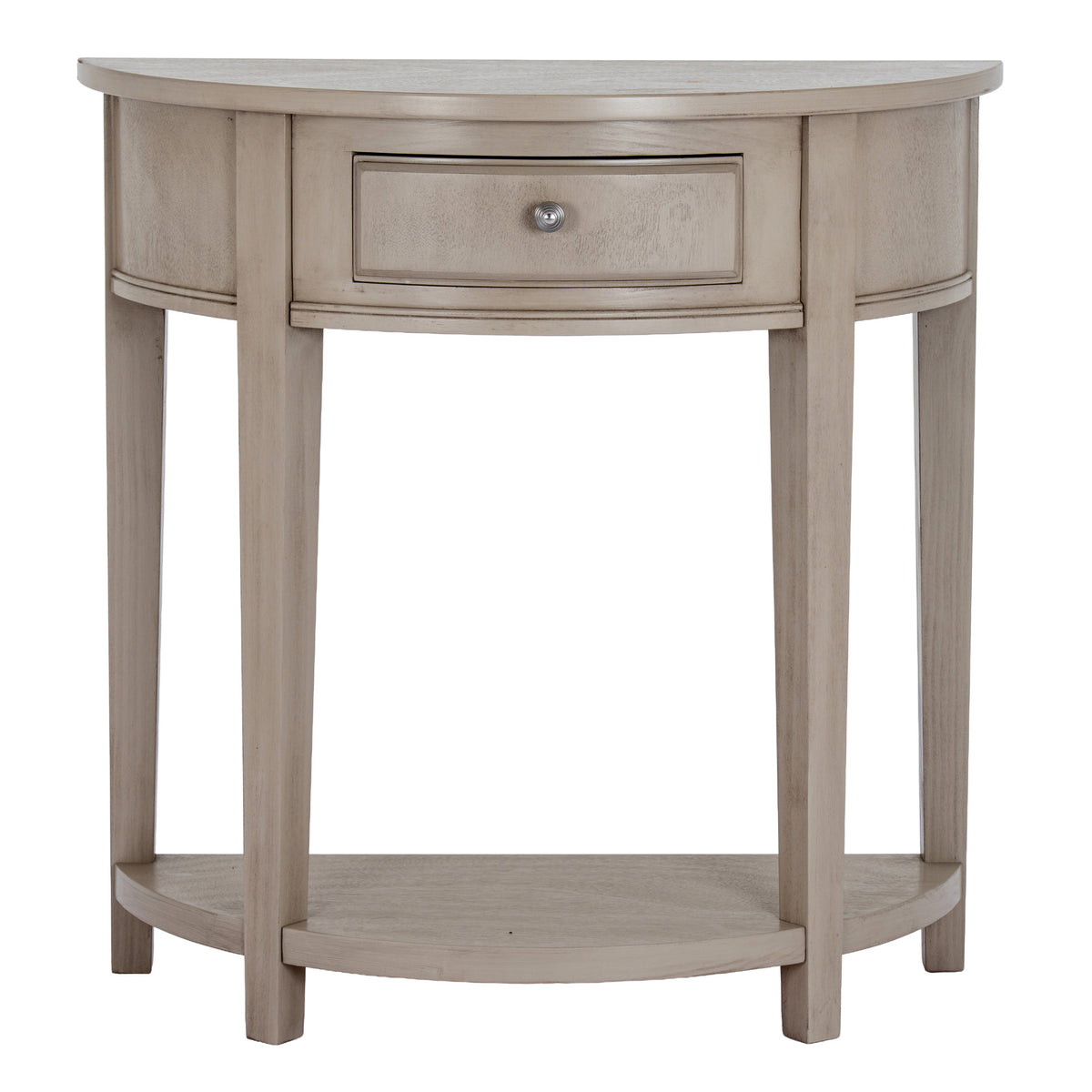 The Emile Collection 1 Drawer Half Moon Console Table