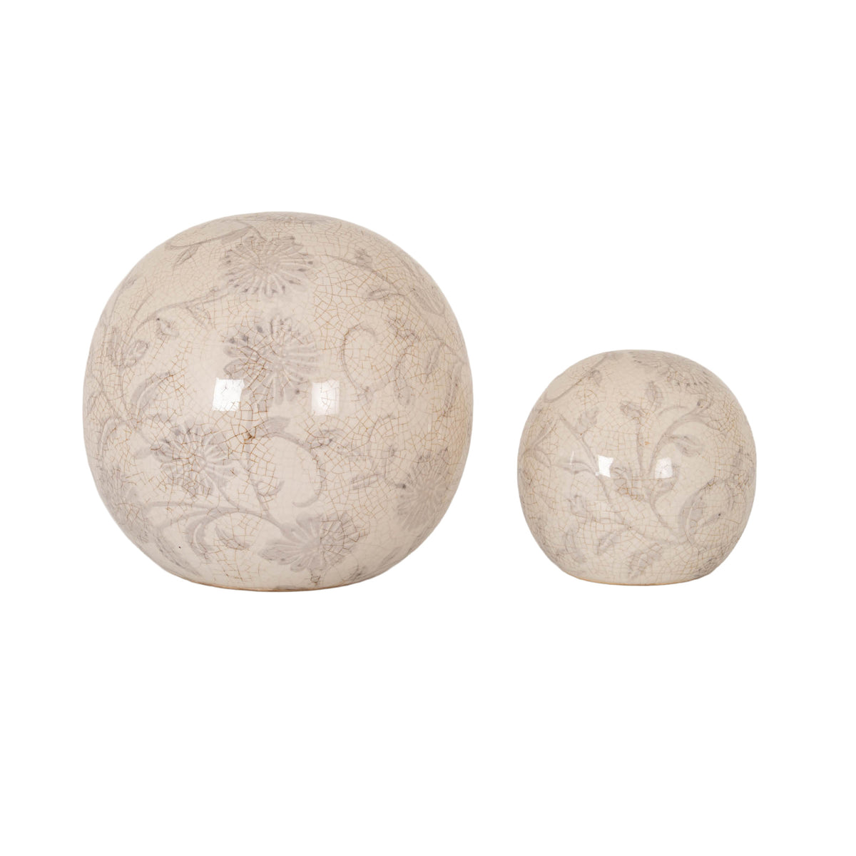 Grey Aster Medium Decorative Ball