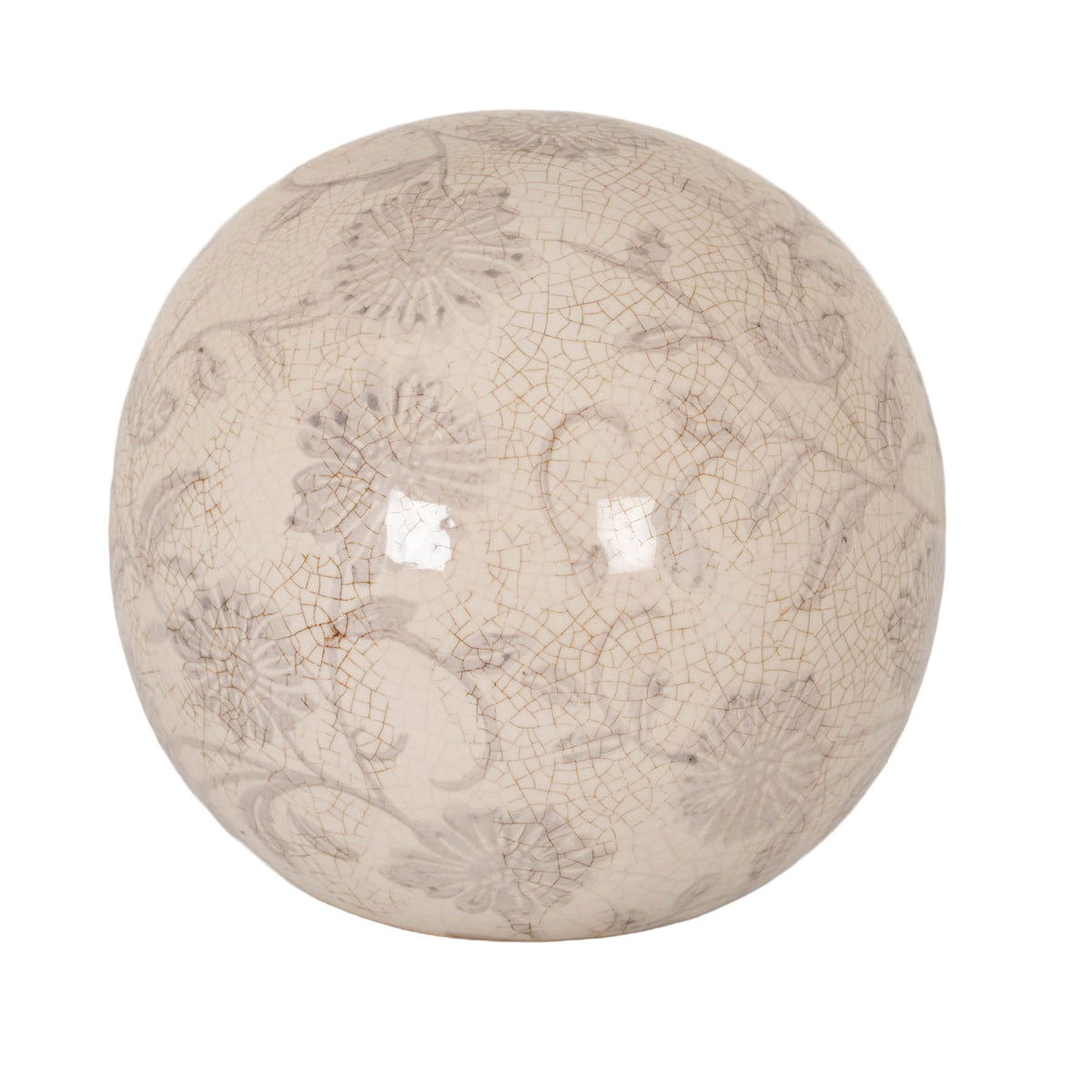 Grey Aster Medium Decorative Ball
