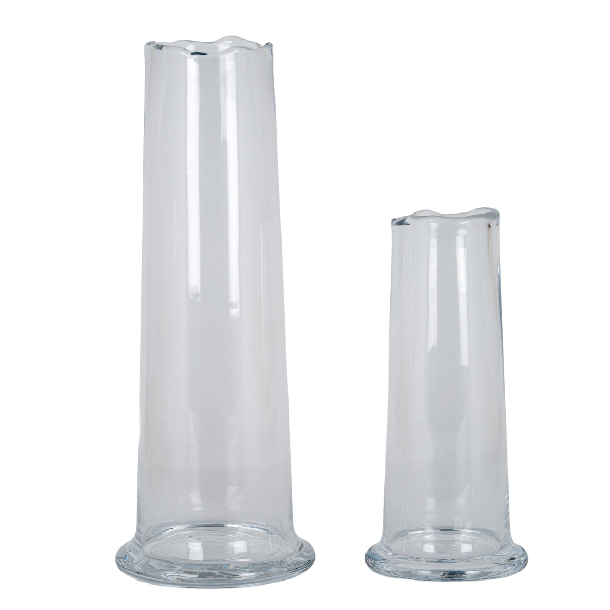 Wave Glass Cylinder Vase