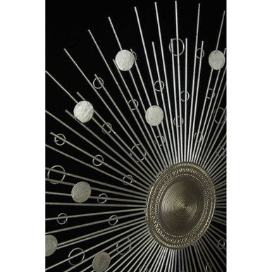 Framed Silver Abstract Wall Art | Nason