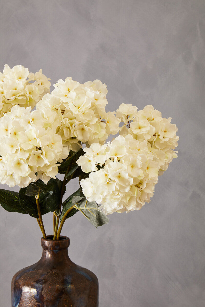 Cream Hydrangea Flower Stem | Fiori Artificial flowers