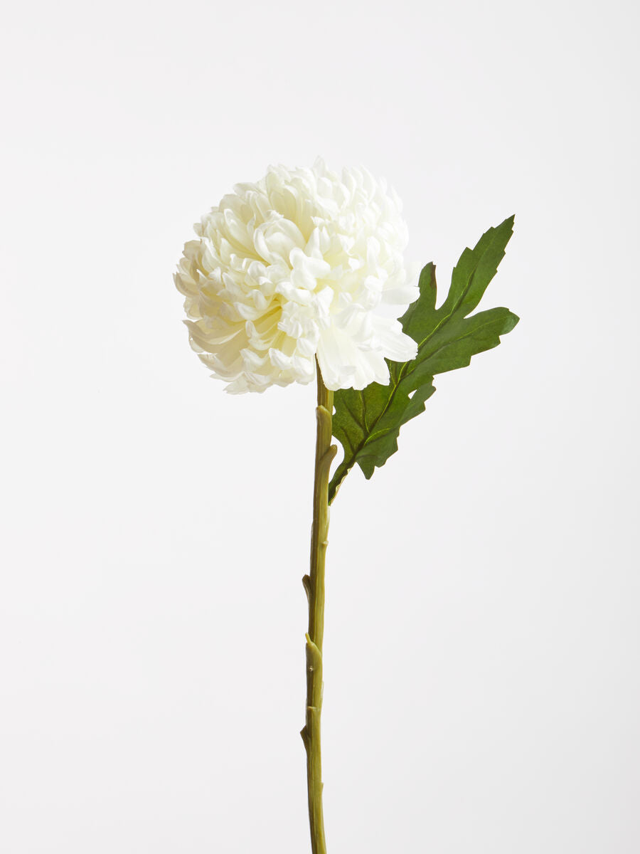 White Chrysanthemum Flower Stem | Fiori Artificial flowers