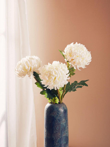 White Chrysanthemum Flower Stem | Fiori Artificial flowers
