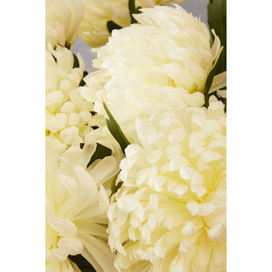 White Chrysanthemum Flower Stem | Fiori Artificial flowers