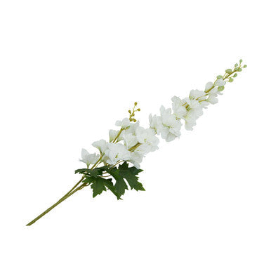Tall White Delphinium Flower Stem | Fiori Artificial flowers