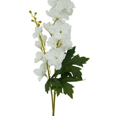 Tall White Delphinium Flower Stem | Fiori Artificial flowers