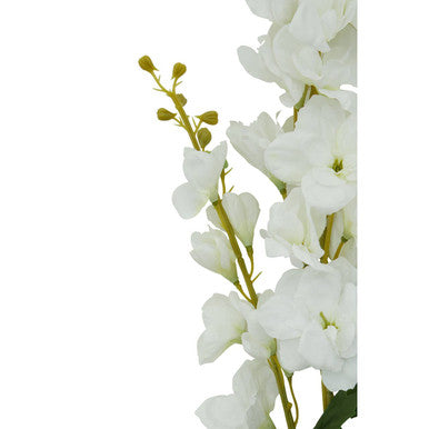 Tall White Delphinium Flower Stem | Fiori Artificial flowers