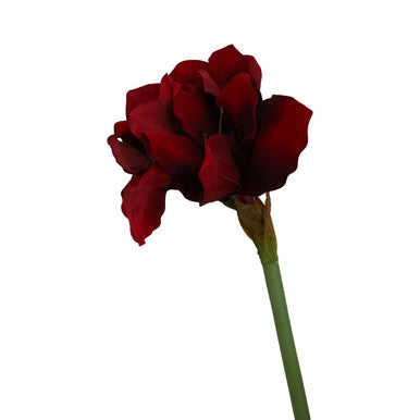 Burgundy Amaryllis Flower Stem | Fiori Artificial flowers