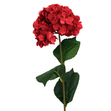 Red Hydrangea Flower Stem | Fiori Artificial flowers