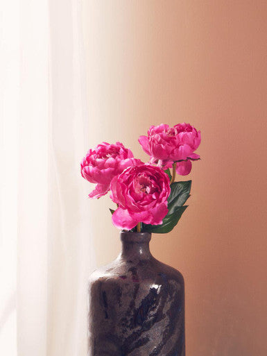 Fuchsia Peony Flower Stem | Fiori Artificial flowers