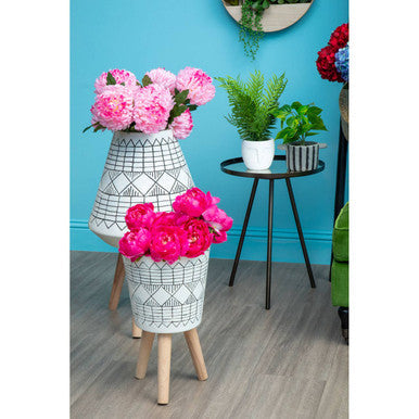Fuchsia Peony Flower Stem | Fiori Artificial flowers