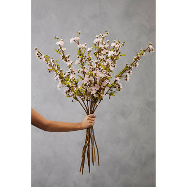 Tall Pink Cherry Blossom Spray Flower Stem | Fiori Artificial flowers