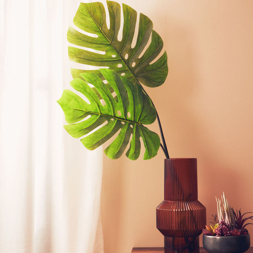 Tall Monstera Palm Stem | Fiori Artificial flowers