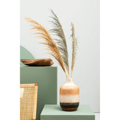 Blue Tall Pampas Grass Stem | Fiori Artificial flowers