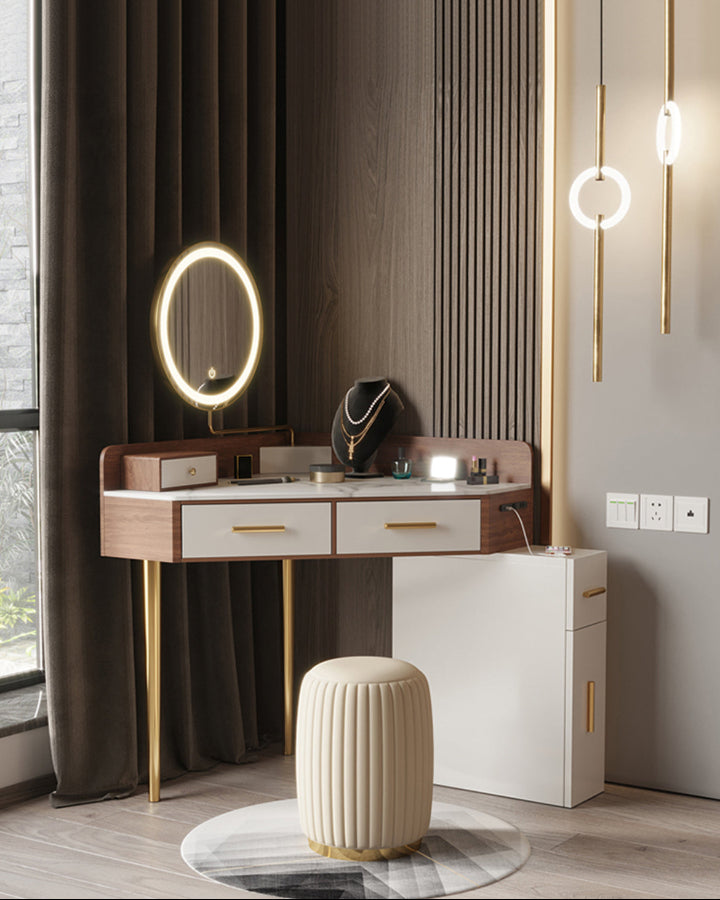 Raija Dressing Table, With USB Charger