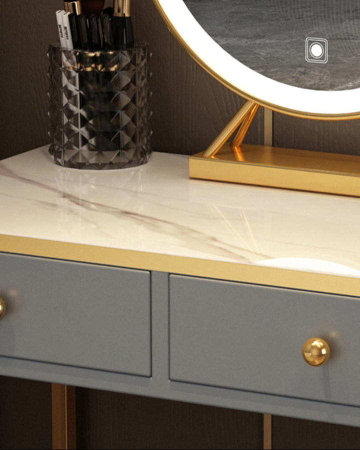 Nelia Dressing Table With LED Mirror
