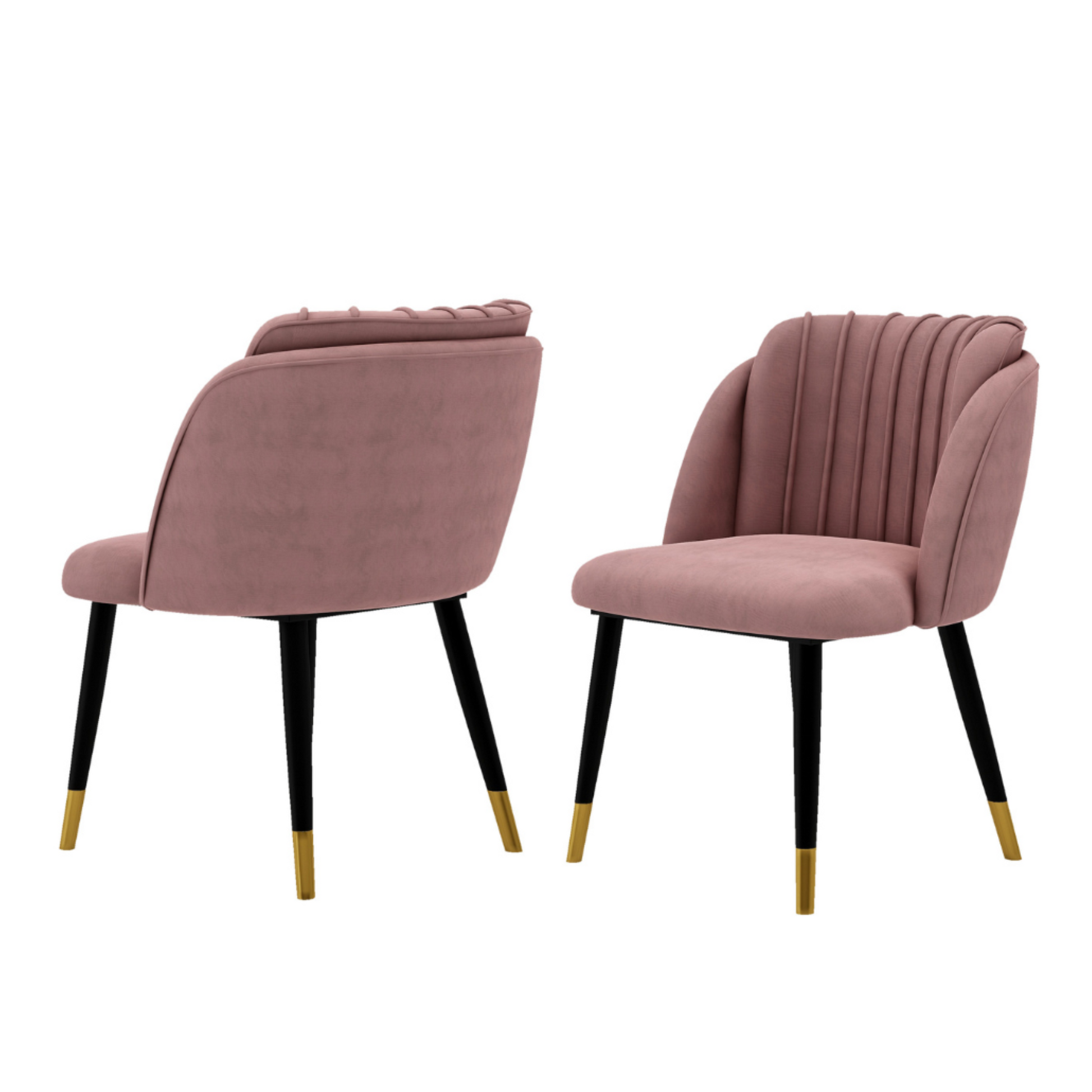 Milan velvet dining chair