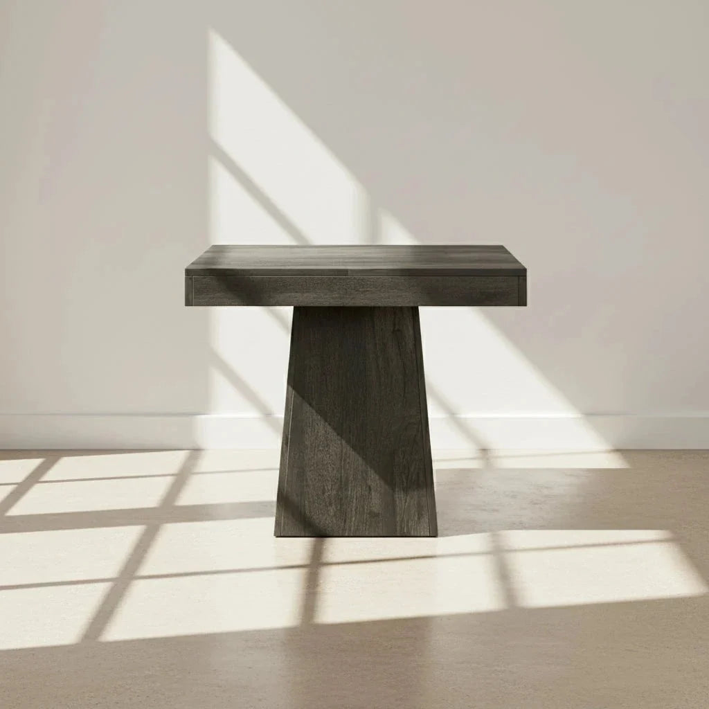 80cm Dining Table, Square Farmhouse Kitchen Table Dinner Table