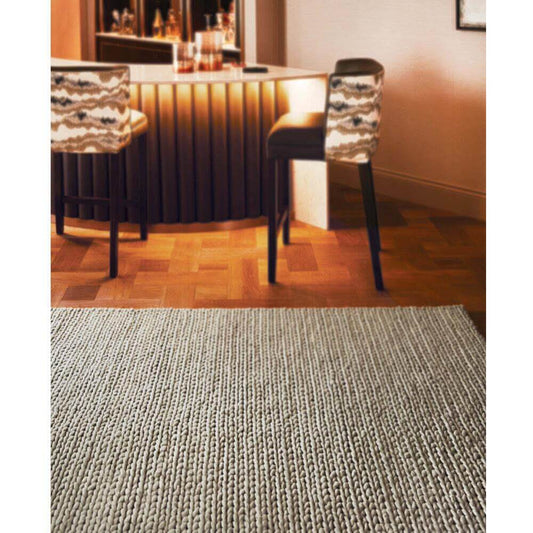 Oyster Braided Wool Rug