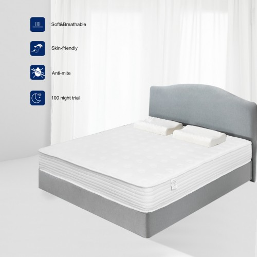 Memory Foam Quilted Sprung Mattress - Double Bed