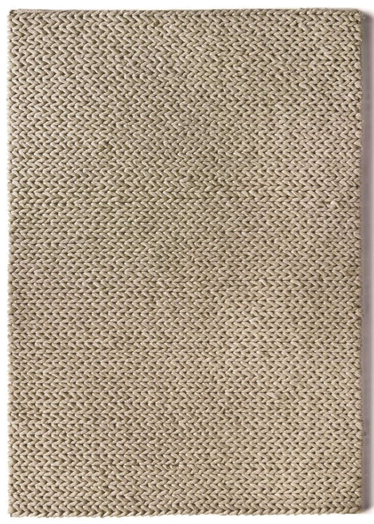 Oyster Braided Wool Rug