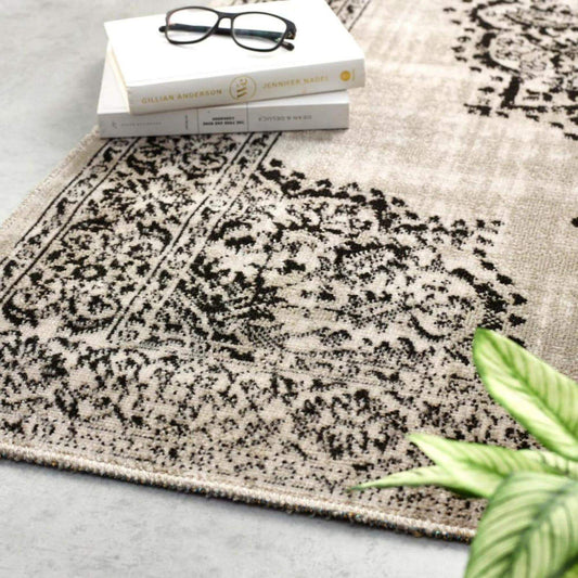 Grey/Black Vintage Rug