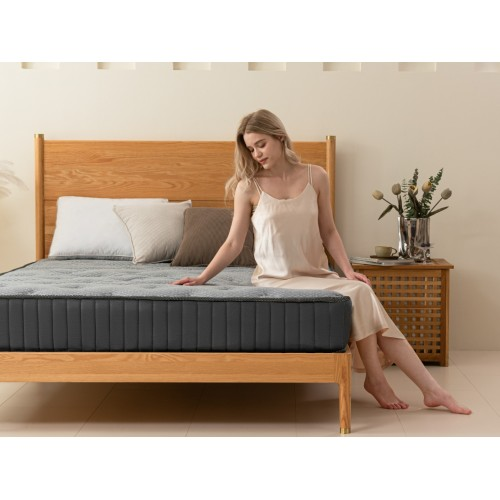 Good Night 18cm Medium Firm Memory Foam and Bonnell Spring Mattress – Pressure Relief, Cooler Sleep - Single Bed