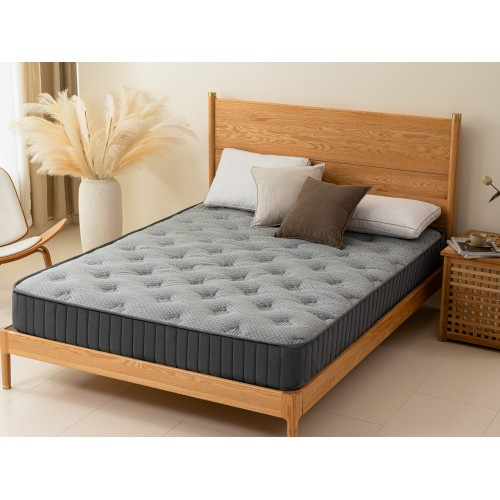 Good Night 18cm Medium Firm Memory Foam and Bonnell Spring Mattress – Pressure Relief, Cooler Sleep - Small Double Bed