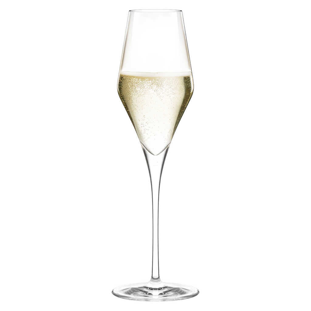 Stolzle Lausitz Quatrophil Glass Champagne Flutes - 290ml - Box of 6
