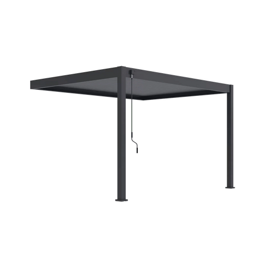 Aluminium Pergola 4m x 3m Wall Mounted