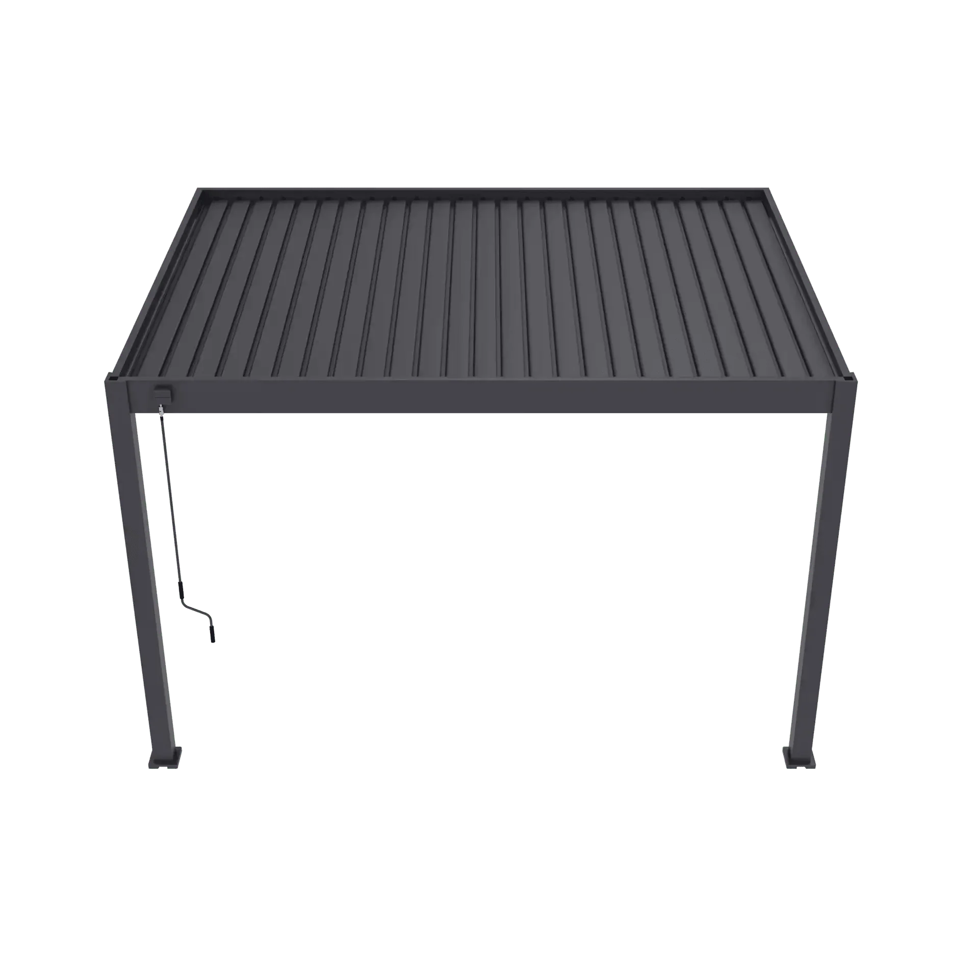 Aluminium Pergola 4m x 3m Wall Mounted