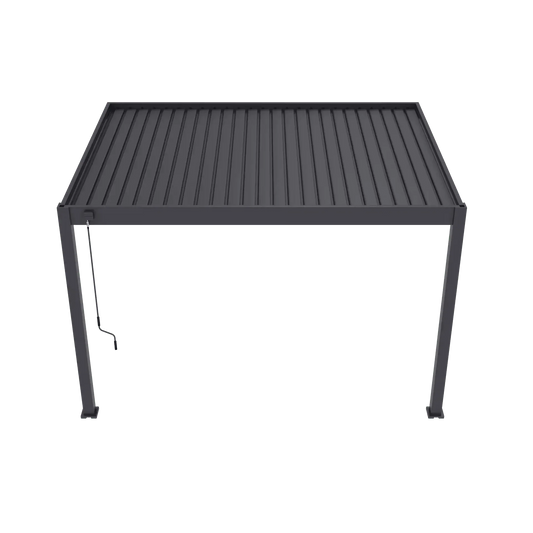 Aluminium Pergola 4m x 3m Wall Mounted