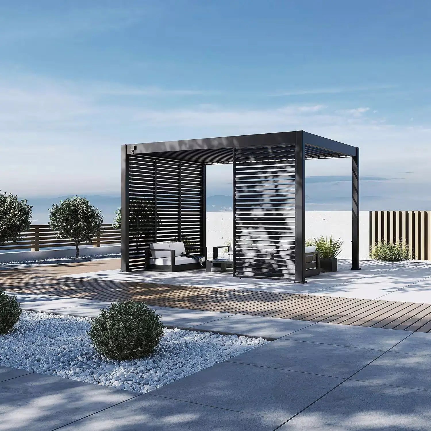 Horizontal Privacy Panel