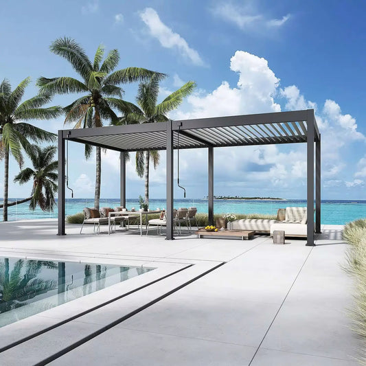 Aluminium Pergola 6m x 3m Free Standing