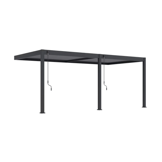Aluminium Pergola 6m x 3m Wall Mounted
