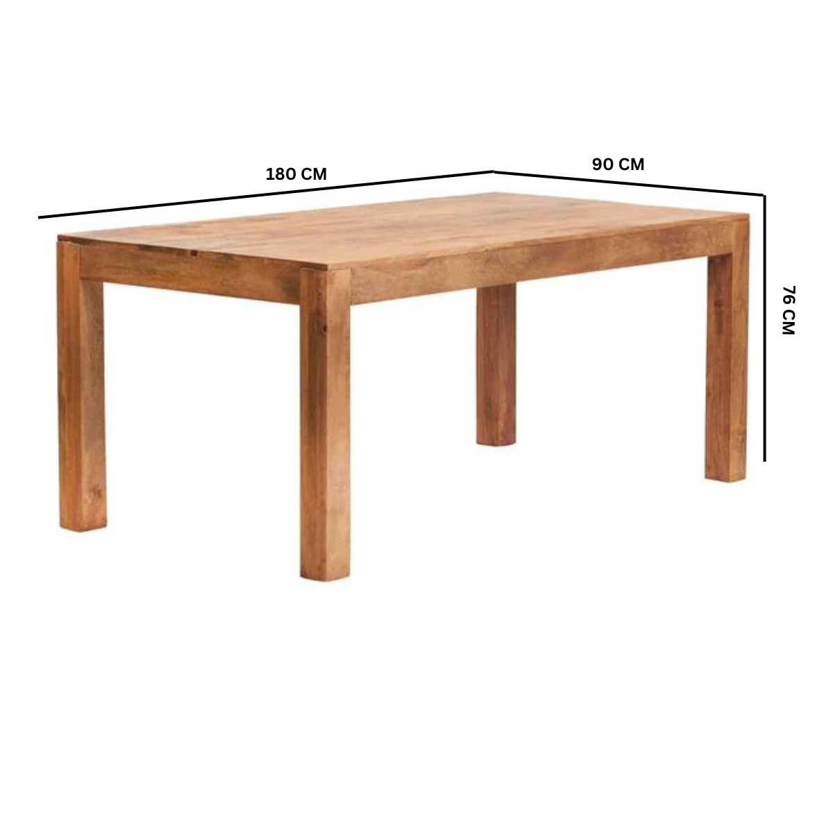 Toko Light Mango Large Dining Table
