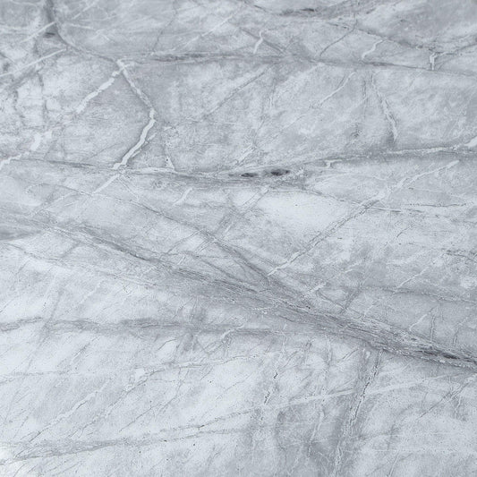 Welby Grey Marble and Chrome Console Table