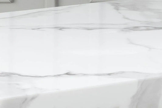 Omega White Marble Dining Table - 200cm