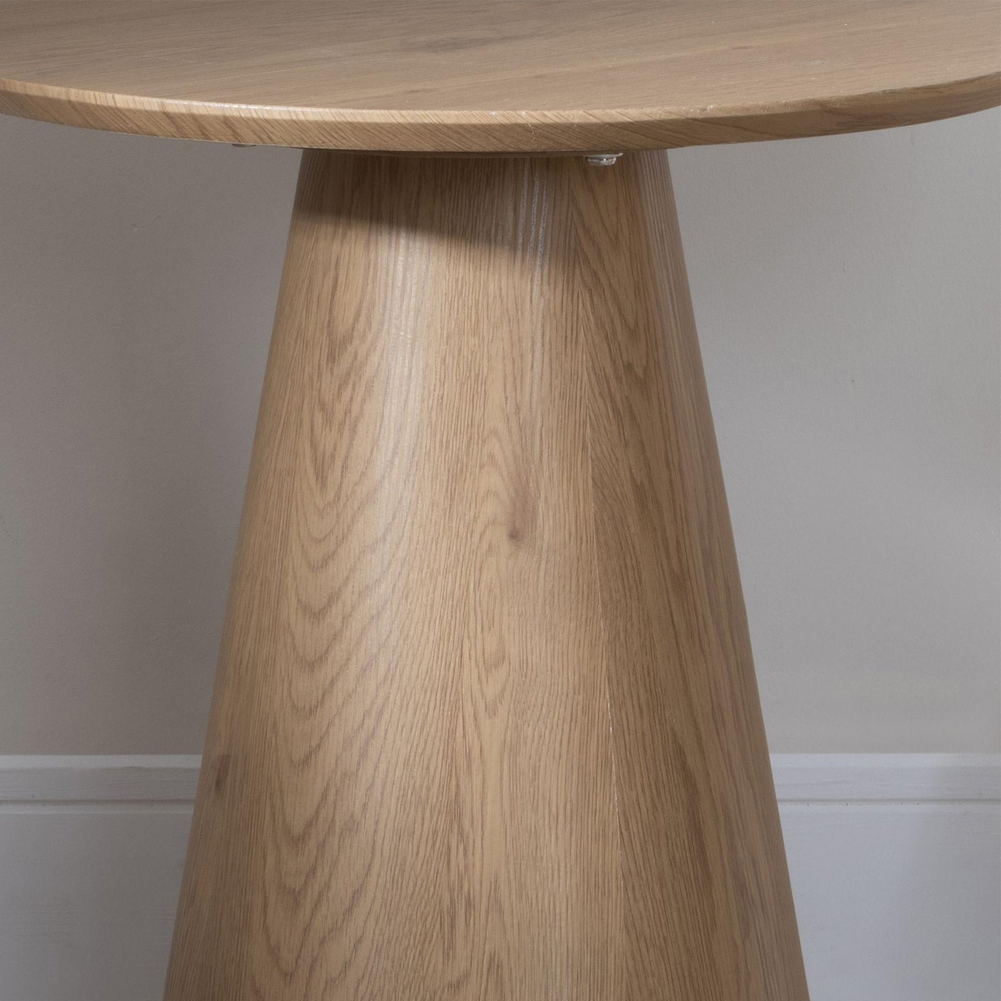 Whitby Oak Round End Table