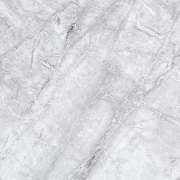 Merida Grey Marble and Chrome Dining Table - 180cm